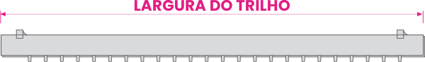 Largura do trilho Largura do trilho