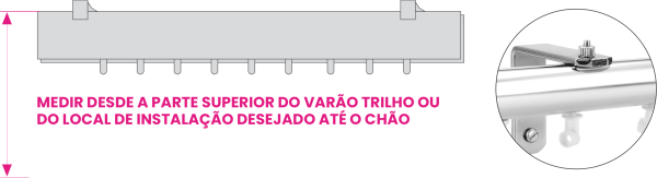 varao trilho instalação no teto varao trilho instalação no teto